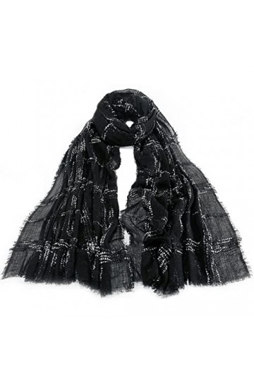 Foulard en Soie, Femmes Doux Mode Châle en Cachemire Confortable Hiver Longue Écharpe Grande Couverture Châle Pashminas pour 