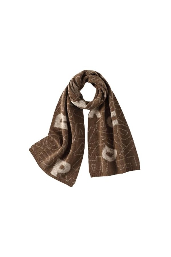 Écharpes Dhiver Chaudes Pashmina Châles Enveloppes Lettres Longue Couverture Épaisse en Laine de Cachemire Douce pour Noël N