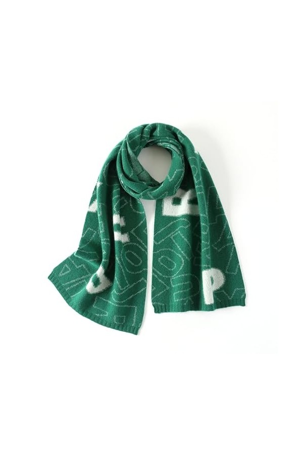 Écharpes Dhiver Chaudes Pashmina Châles Enveloppes Lettres Longue Couverture Épaisse en Laine de Cachemire Douce pour Noël N