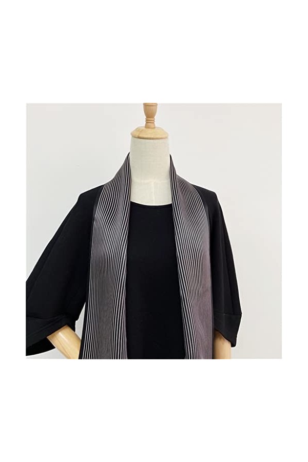 Echarpes Femme Été Section Mince Fine Soie Longue Bande Petite écharpe en Soie Printemps et Automne Section Mince des Femmes 