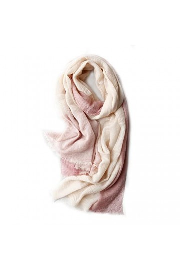 Foulard en soie, écharpe de couverture pour lhiver super doux solide couleur classique chaud long châle en cachemire grande 