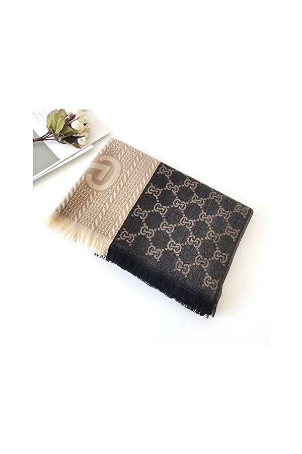 ACiyD Écharpe pour Femme Écharpe en Cachemire dhiver pour Femme Écharpe Chaude Écharpe Design Femme Écharpe épaisse nom de 