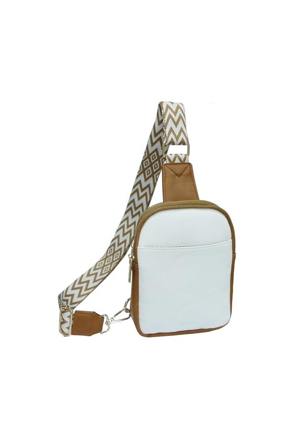 Vpoofree Sac à bandoulière pour femme avec sangle de guitare, petit sac à main bohème en cuir synthétique pour femme, voyage,