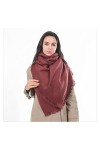 ACiyD Écharpe pour Dames Écharpe dhiver Femmes Solide Zigzag Chaud Foulard Femme Foulards Wrap Épais Doux Grand Gland Châle 