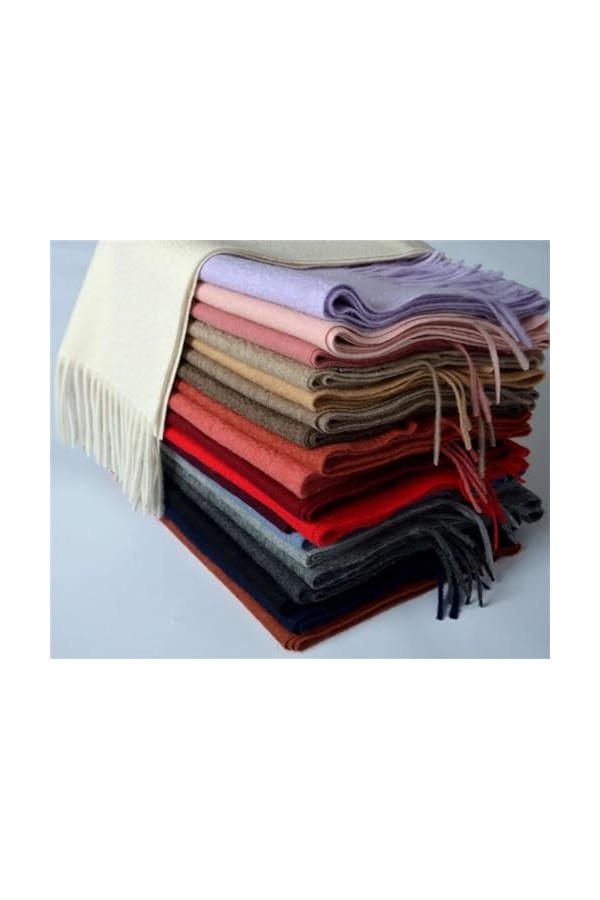 Dninmim Écharpes En Cachemire Avec Gland Femmes Homme Hiver Chaud Cou Écharpe Châle Enveloppes 8