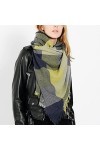 DYXYH Femmes hiver épaisse écharpe chaude All-match printemps long printemps automne châle châle paddy foulards Color : Yell