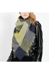 DYXYH Femmes hiver épaisse écharpe chaude All-match printemps long printemps automne châle châle paddy foulards Color : Yell