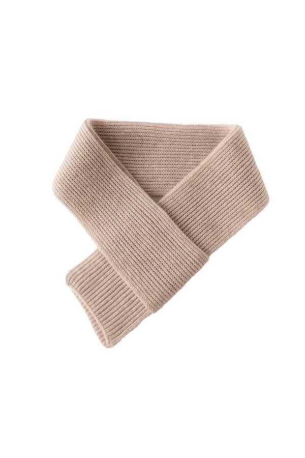 Écharpe En Laine Pour Femmes, Écharpe Courte, Couleur Unie, Étudiant Sauvage, Épaisse Et Chaude, Boucle Bavoir, Automne Et Hi