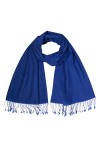 The Cashmere Choice - Pashmina - Femme - bleu - Taille unique