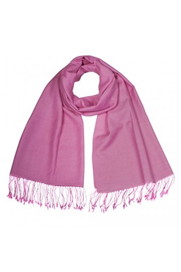 The Cashmere Choice - Pashmina - Femme - rose - Taille unique