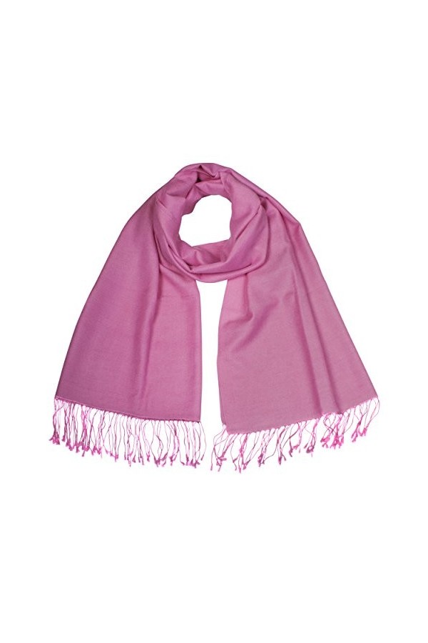 The Cashmere Choice - Pashmina - Femme - rose - Taille unique
