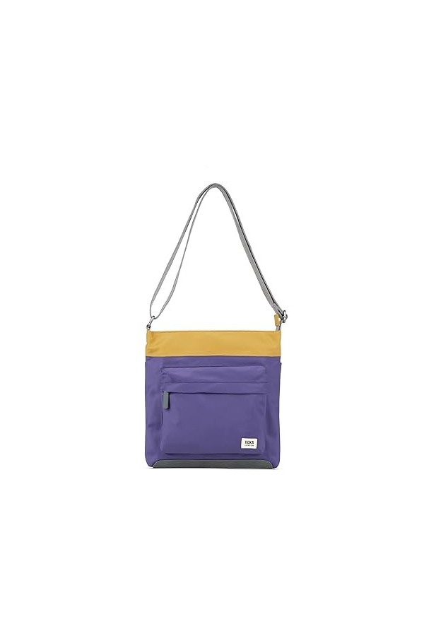 Roka London Creative Waste Kennington B Sac en nylon recyclé Maïs/mûrier Taille M, Maïs/mûrier, Medium