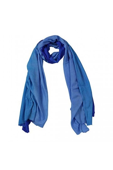 De Kulture Works Himalayan Tissé à la main Himachal 100 % Pashmina Fine Wool Stole/Shawl/Scarf