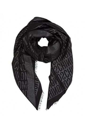 MOSCHINO femme écharpe en laine black
