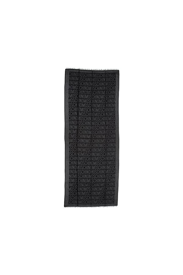 MOSCHINO femme écharpe en laine black