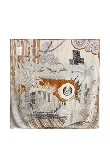 Yalych Femmes Grande Couverture carrée écharpe enveloppes Pashmina Soie Cachemire Hiver écharpes châle Cape Foulard Accessoir