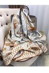 Yalych Femmes Grande Couverture carrée écharpe enveloppes Pashmina Soie Cachemire Hiver écharpes châle Cape Foulard Accessoir