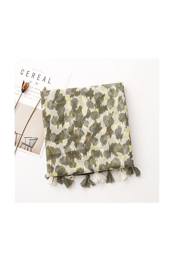 Yalych Léopard Gland Viscose Châle Écharpe Foulard Automne Hiver Foulards Hijab Étole Bufandas Wrap Pashmina Accessoires pour