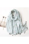 Yalych Viscose Châle Écharpe Lady Wrap Pashmina Stole Hijab 180 * 90Cm Décoration de la Robe Color : D, Size : 180 * 90Cm 