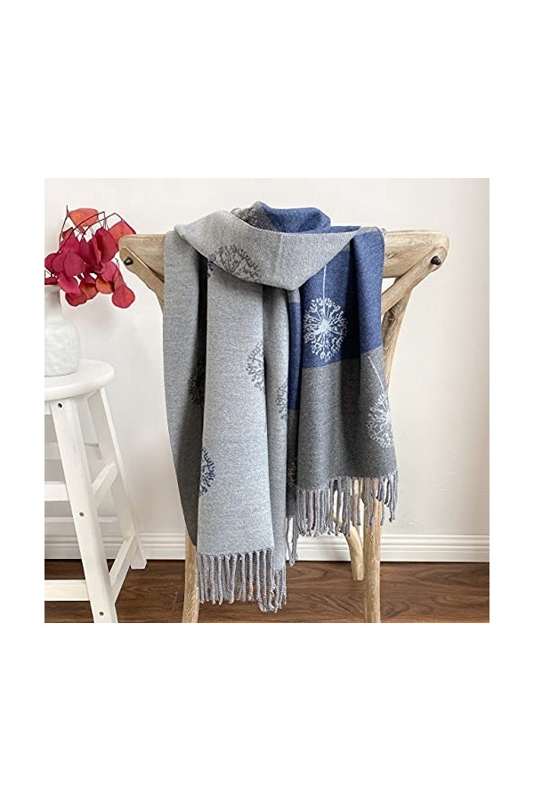 Écharpe Cachemire Écharpe Hiver Femmes Pashmina Châles Couverture Chaude Wraps Femme Foulard Bandana Marque Épais Écharpes Hi