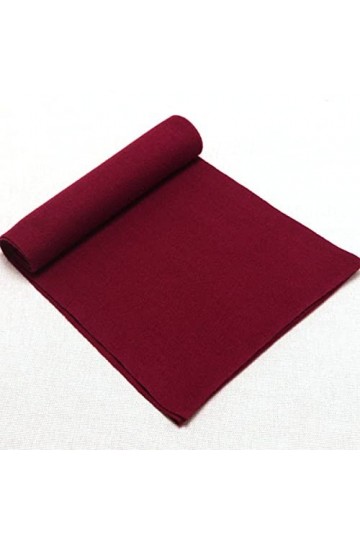 Foulard en Soie, Écharpes de Couverture pour Femmes et Hommes Écharpe en Laine de Cachemire Douce Couleur Rouge Grand Pashmin