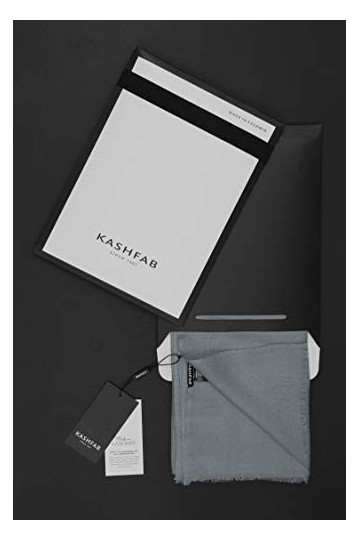 Écharpe en cachemire Fabriqué au Kashmir boîte cadeau Élégant laine mérinos Soie Mélange de cachemire doux Long foulard Fem