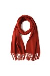 Foulard en Soie, Écharpes Couverture pour Femme Pashmina Doux Chaud Pashmina Châle Toute Tenue Toutes Saisons Accessoire Vête
