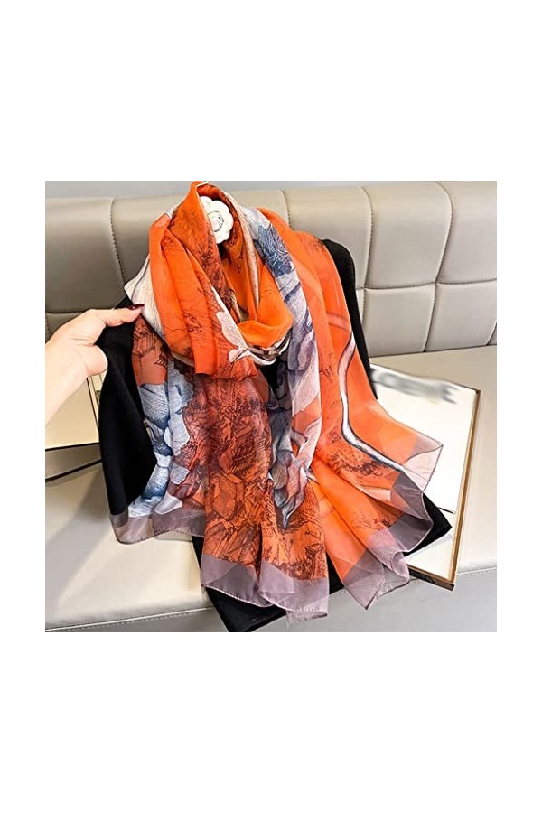 BAZIGA Été Femmes écharpe Soie châles enveloppes Dames Pashmina Bandana Cou Hijabs Plage crème Solaire écharpes Femme Foulard