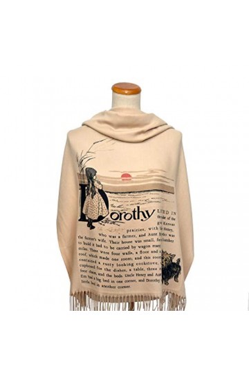 Universal Zone Écharpe/châle Le Magicien dOz, beige, 72" x 26"