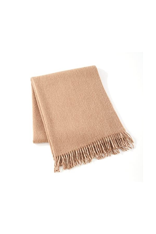 ellis FIBRE Châle et écharpe en alpaga véritable pour femme pour robe de soirée, demoiselle dhonneur, mariage, hiver, chaud,