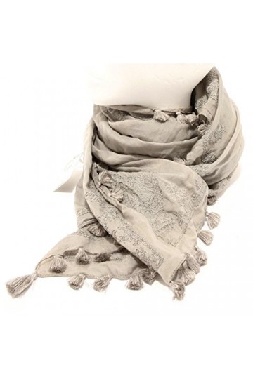 Cornici 93552 foulard BARRELCOTONE SETA sciarpa donna scarf women [UNICA]