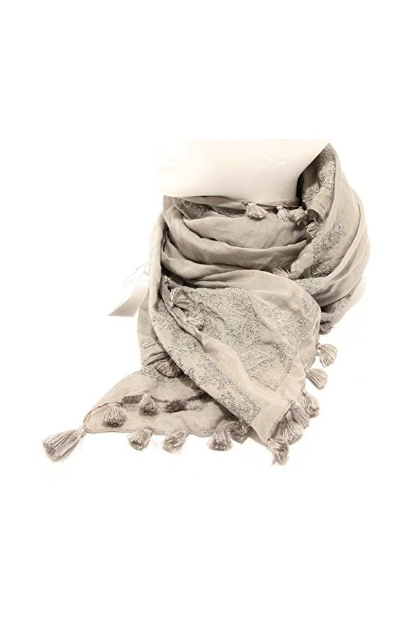 Cornici 93552 foulard BARRELCOTONE SETA sciarpa donna scarf women [UNICA]