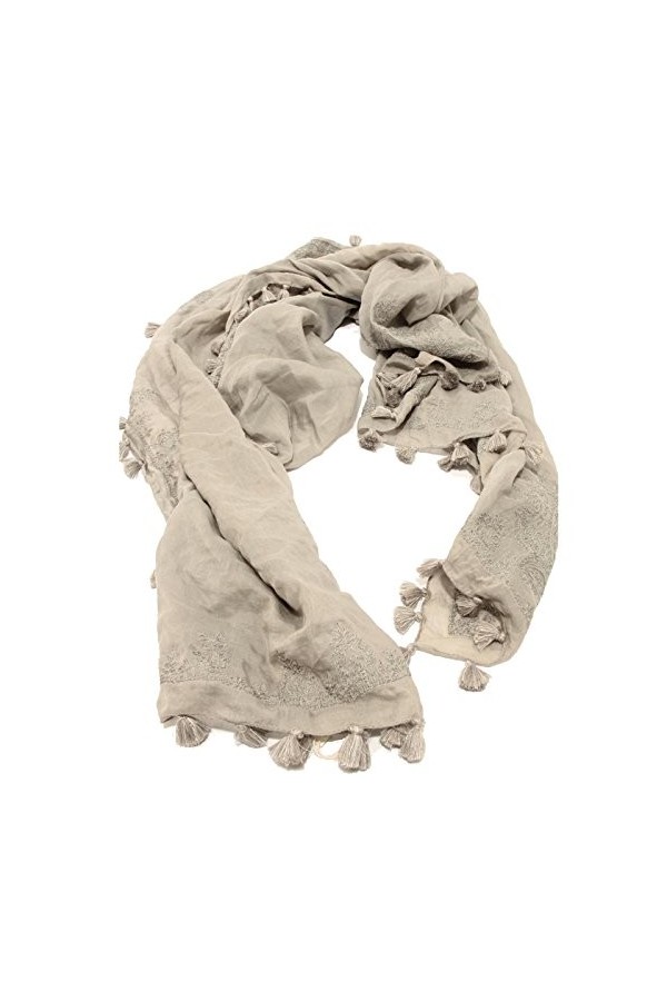 Cornici 93552 foulard BARRELCOTONE SETA sciarpa donna scarf women [UNICA]