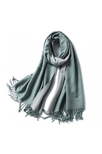 TWDYC Écharpe en Cachemire dhiver Femmes épais châles Chauds enveloppes Dame Foulards Solides Glands de Mode Couverture Pash