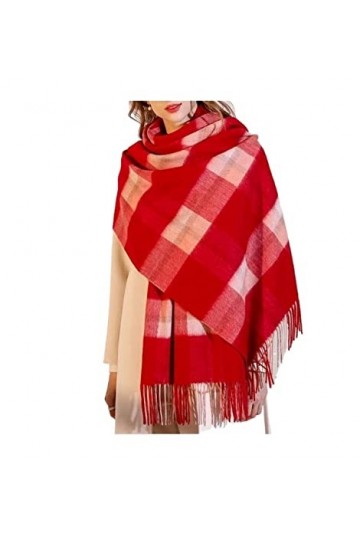 Echarpes Écharpe Cachemire Écharpe Couverture Écharpe Wrap Doux Cachemire Sensation Pashmina Châles Wraps Écharpe Châle Colo