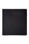 Elisabetta Franchi Jacquard Pashmina avec logo noir, 140 x 140 cm, Noir , 140x140cm