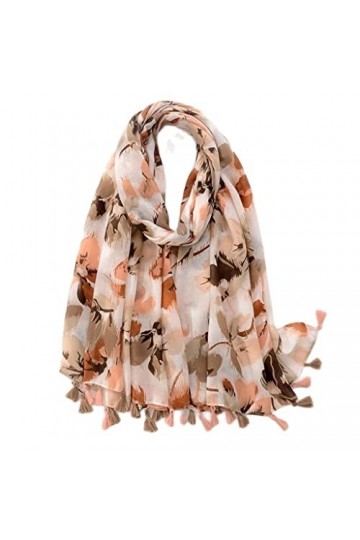 Écharpe pour femme - Châles à pampilles géométriques aztèques - Enveloppement chaud - Hijabs - Foulards Pashmina - Bandana c