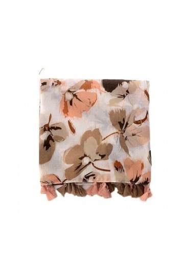 Écharpe pour femme - Châles à pampilles géométriques aztèques - Enveloppement chaud - Hijabs - Foulards Pashmina - Bandana c