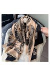écharpe 2021 Nouvelle écharpe en Laine Marque Femmes Écharpes dhiver Floral Pashmina Chaud Châles Wraps Couverture Épaisse C