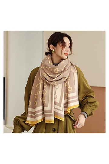 écharpe 2021 Nouvelle écharpe en Laine Foulard Chaud Hiver Femmes Écharpes Rétro Fleur Imprimer Pashmina Châles Enveloppes Co