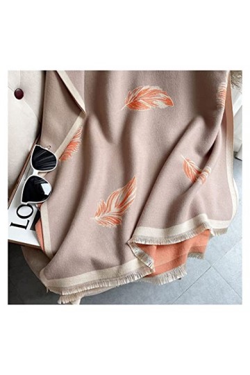 écharpe 2021 Feather Print Femmes Écharpe en Laine Marque Écharpes dhiver Pashmina Châles Wraps Couverture Nouvelles écharpe