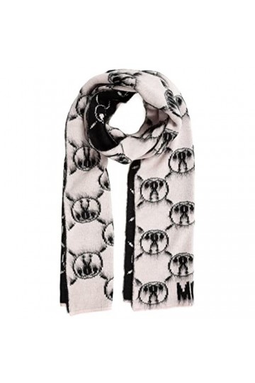 MOSCHINO femme Double question mark écharpe rosa