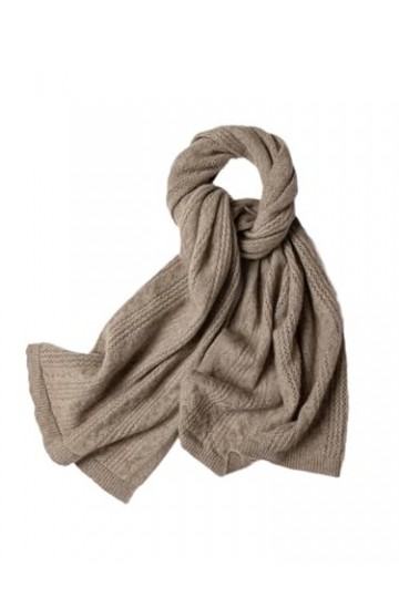 TZUFA Écharpe en cachemire pour femmes, châle en laine tricoté coréen, écharpe chaude polyvalente pour femmes, automne et hiv