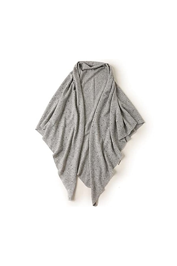 Écharpe Chale Femme Foulard en Cachemire tricoté Mélange dhiver Mélange Triangle Triangle Triangle Wrap for Dames Automne Ca