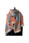 ACiyD Écharpe Hiver Écharpes Chaudes Cachemire Épais Bandanas Écharpes Imprimées De Luxe Couvertures Châles Et Châles pour Fe