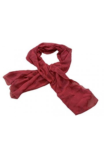 Emporio Armani - Pashmina - Femme Rouge Corail Taille unique