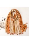 ZAIZAI Feathny Tassel Tassel Viscose Châle Écharpe Femmes Wrap Pashmina Sole Bufandas Color : A, Size : 180cm*90cm 