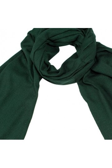 Pashmina écharpe en cachemire tissé main 100% cachemire vert foncé Sapin luxe