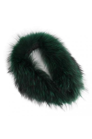 GDYX Écharpe Col écharpe collier de fourrure véritable 100% fourrure naturelle écharpe de fourrure châle de fourrure 65cm ver