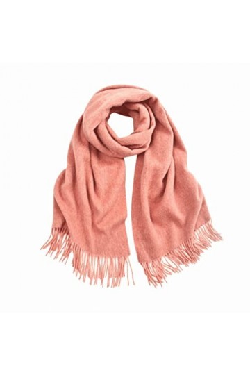 ZANZAN écharpe Chaude Écharpe en Laine de Laine de Cachemire dhiver Pashmina châle enveloppe for Femmes Couleur Solide Longu